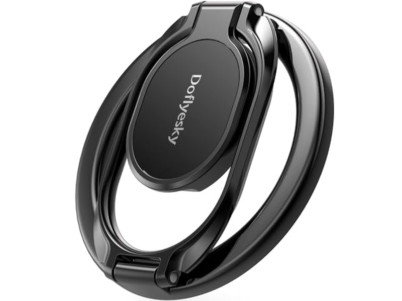 Double Adjustable Gym Finger Ring Grip and Stand