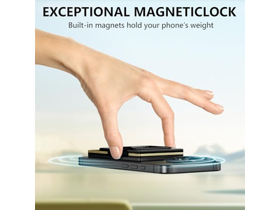 Magnetic Card-Wallet with Cash Strap for iPhone Series Minimalist Des
