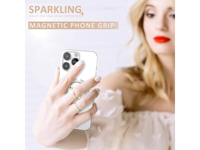 Magnetic Phone Grip for iPhone, Compatible with iPhone