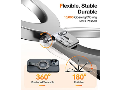 Magnetic Phone Grip Holder Kickstand Fits MagSafe for iPhone and Gal