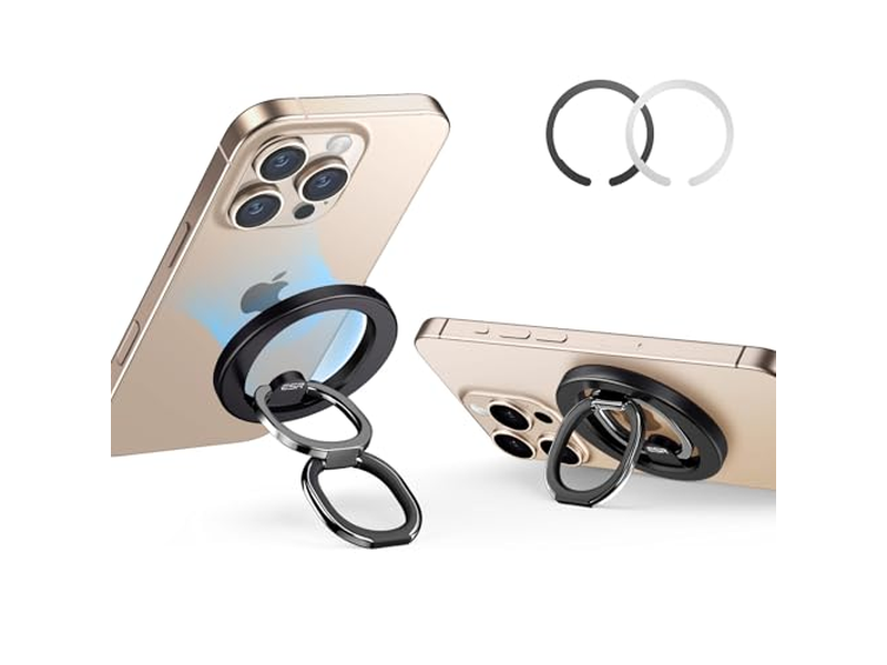 Magnetic Phone Grip with 2-Way Adjustable Stand