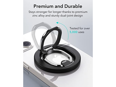 Magnetic Phone Grip with 2-Way Adjustable Stand