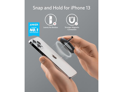 Magnetic Phone Grip with Adjustable Kickstand for iPhone Series