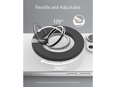 Magnetic Phone Grip with Adjustable Kickstand for iPhone Series