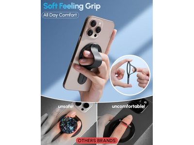 Magnetic Phone Ring Holder Detachable for iPhone 16