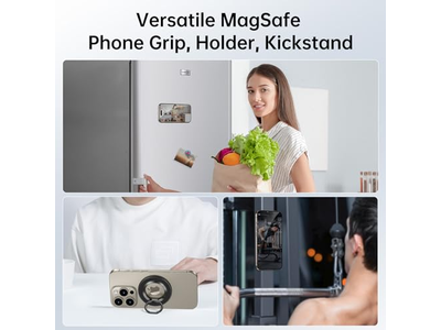 Magnetic Phone Ring Holder for MagSafe Cell Phone Grip Stand