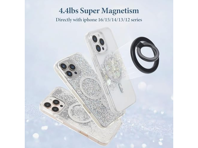 Magnetic Phone Ring Holder Stand with MagSafe Accessory for iPhone