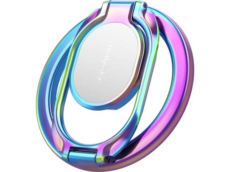 Magnetic Phone Ring Holder with Adjustable Finger Grip for Smartphones