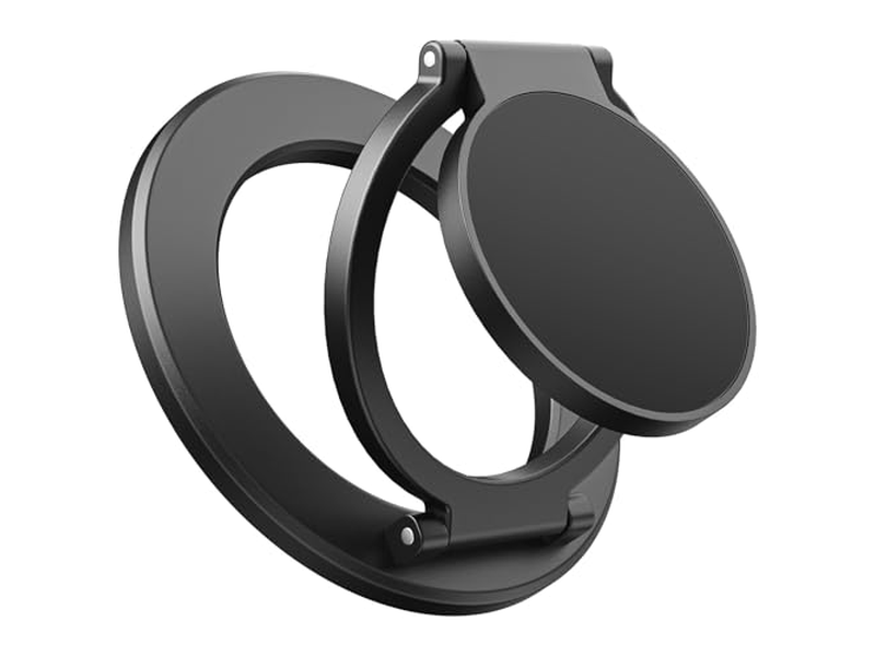 Magnetic Ring Holder for Dual-Side Use Removable Grip with Kickstand