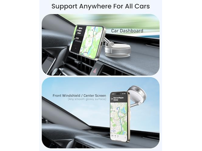 Magnetic Suction Cup Phone Mount for Magsafe
