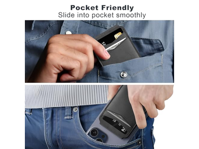 Magnetic Wallet and Card Holder Compatible with Magsafe for iPhone - B