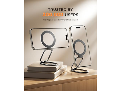 MagSafe Phone Ring Holder Adjustable Magnetic Kickstand