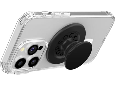 Phone Grip for MagSafe with Kickstand and Magnetic Stand - Black