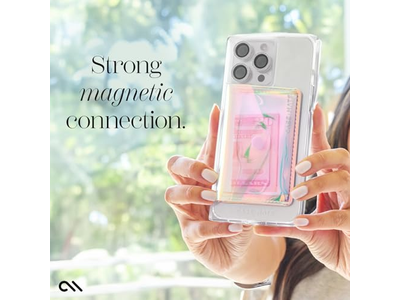 Slim Magnetic Wallet-Card Holder for iPhone - Holds up to 5 Cards