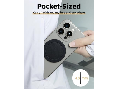 Ultra-Thin Magnetic Phone Grip Multi-Angle Ring Holder Stand 360degree Ro