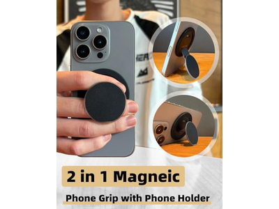Ultra-Thin MagSafe Phone Grip Multi-Angle Ring Holder Stand with 360degree